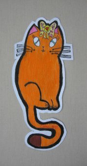 Maca Mašnica,prostorni crtež-olovke u boji