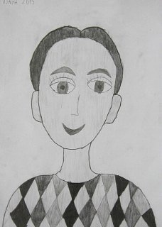 Portret Mihajla,crtež-olovka(6H,HB,3B)